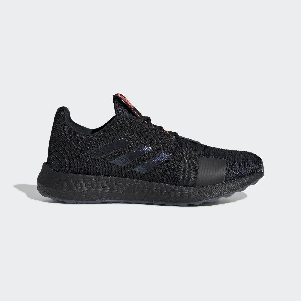 Adidasi Alergare Adidas Senseboost GO Dama Romania - Negrii/Albastri Violet EF0708